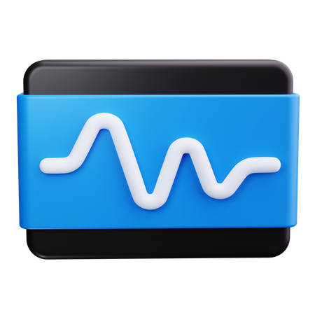 Sound Wave  3D Icon