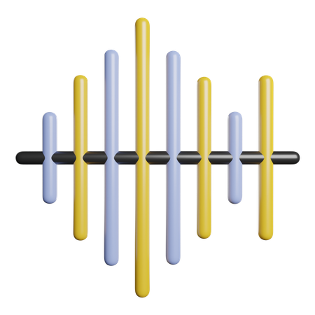 音波  3D Icon