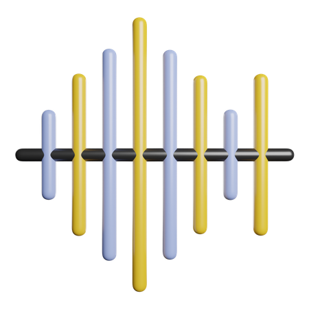 Sound Waves  3D Icon