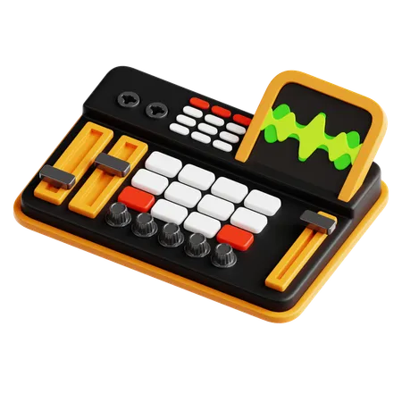 Soundboard  3D Icon