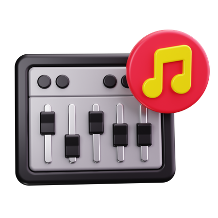 Soundboard  3D Icon