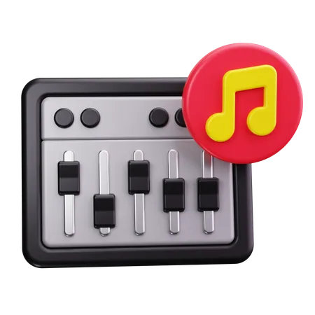 Soundboard  3D Icon