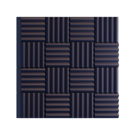 Soundproofing Foam  3D Icon