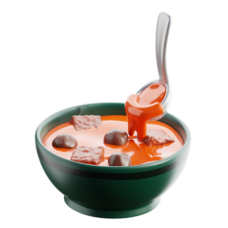 Soup  3D Icon