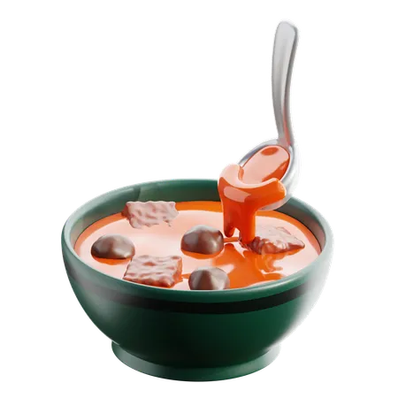 Soup  3D Icon