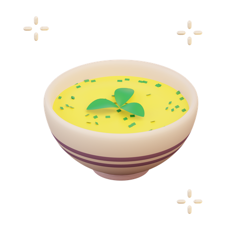 Soup Bowl  3D Illustration