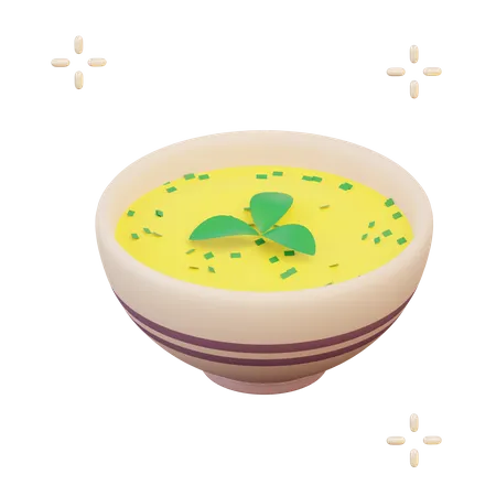 Soup Bowl  3D Illustration