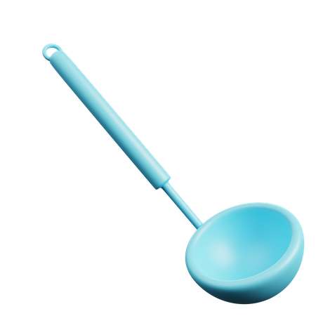 Soup spoon  3D Illustration