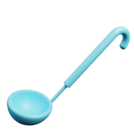 Soup Spoon  3D Illustration