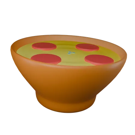 Soupe chaude  3D Icon