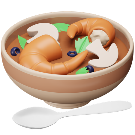 Soupe chaude  3D Icon