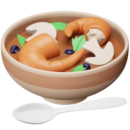 Soupe chaude  3D Icon