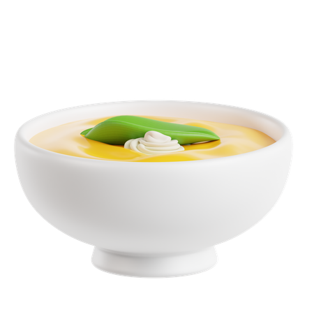 Soupe à la courge musquée  3D Icon