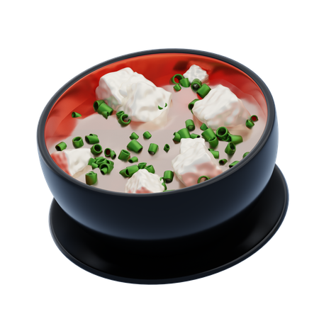 Soupe miso  3D Icon