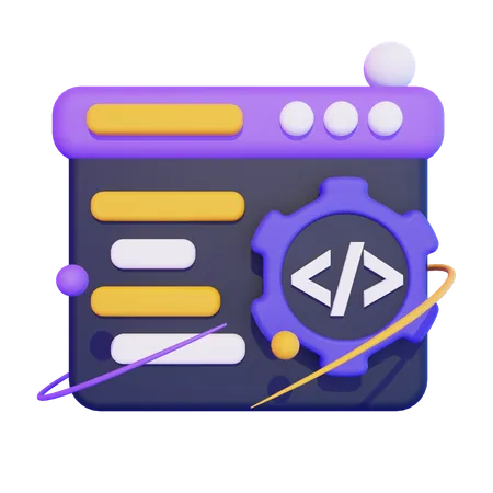Source Code  3D Icon