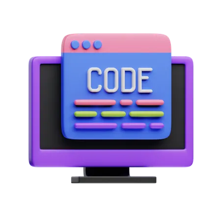 Source Code  3D Icon