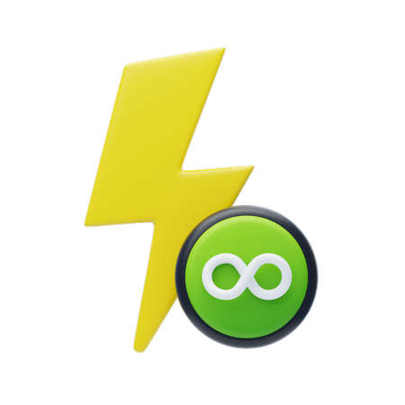 Source d'énergie  3D Icon