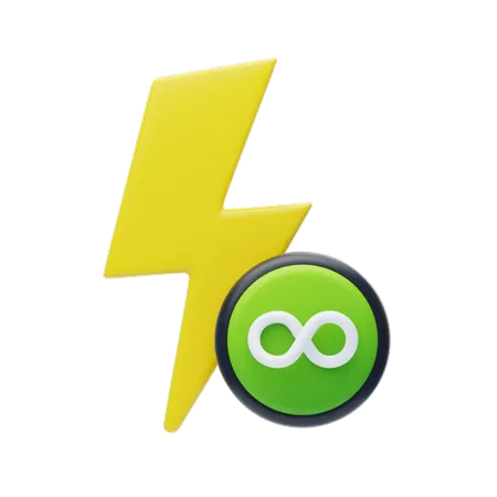 Source d'énergie  3D Icon