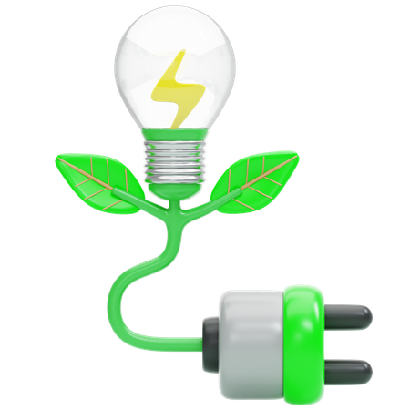 Sources d'énergie issues de la biomasse  3D Icon