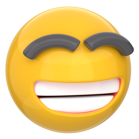 Souriant  3D Icon