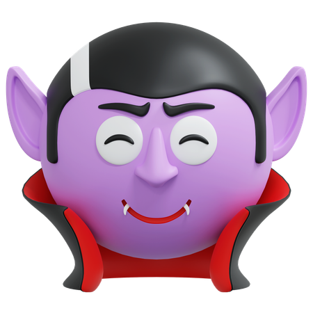 Vampire au sourire effronté  3D Icon