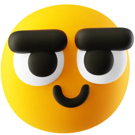 Sourire emoji  3D Icon