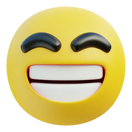 Sourire emoji  3D Icon