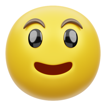 Visage souriant  3D Emoji