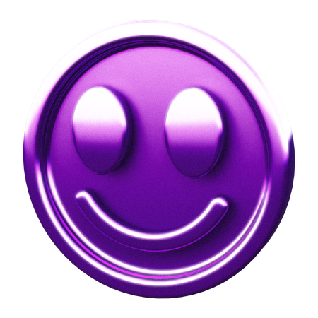 Forme abstraite de sourire  3D Icon