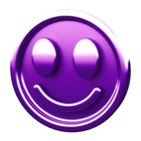 Forme abstraite de sourire  3D Icon