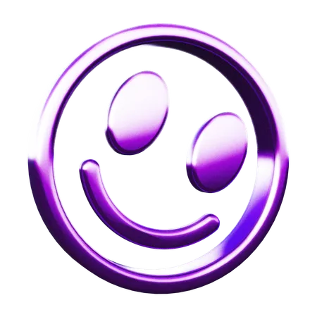 Forme abstraite de sourire  3D Icon