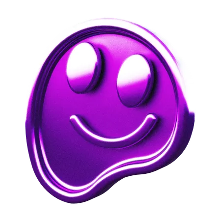 Forme abstraite de sourire  3D Icon