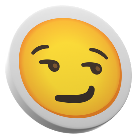 Visage souriant  3D Icon