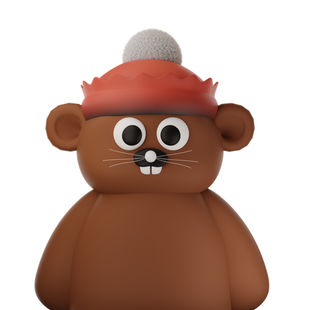 Souris mignonne  3D Icon