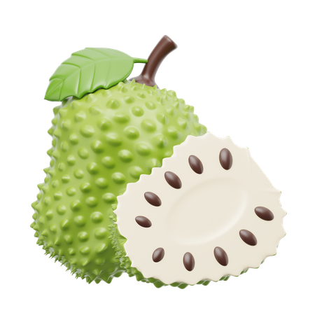 Soursop-Frucht  3D Icon