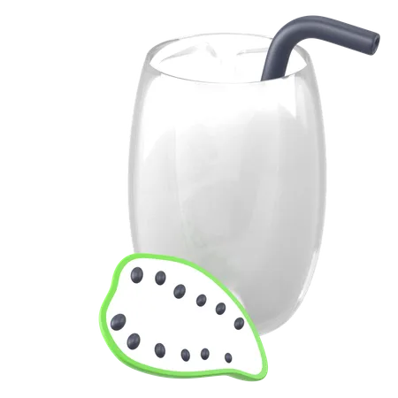 Soursop-Saft  3D Icon