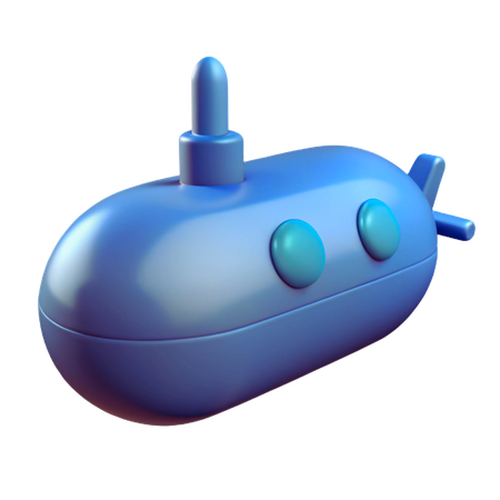 Sous-marin  3D Icon