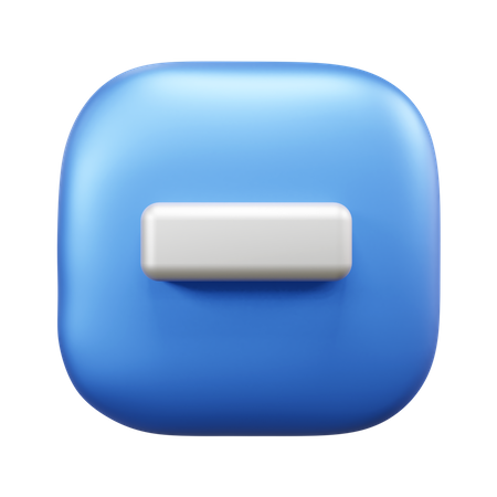 Soustraction  3D Icon