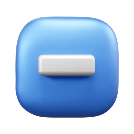 Soustraction  3D Icon