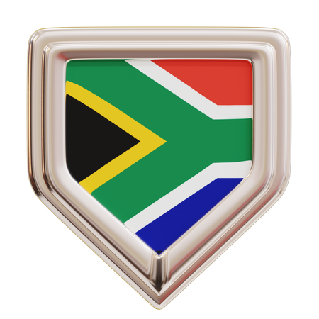 South Africa Flag  3D Icon