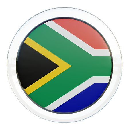 South Africa Flag  3D Icon