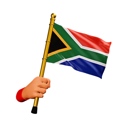 South Africa Flag  3D Icon