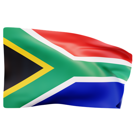 South Africa Flag  3D Icon