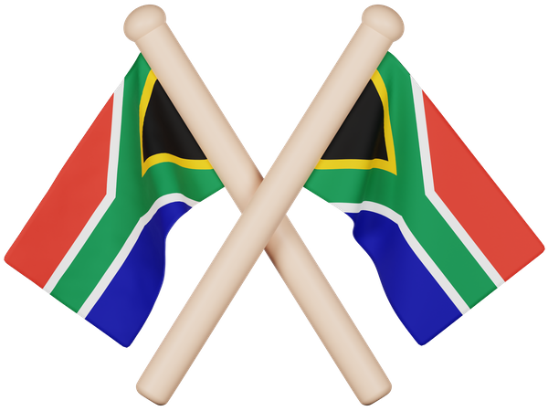 South Africa Flag  3D Icon