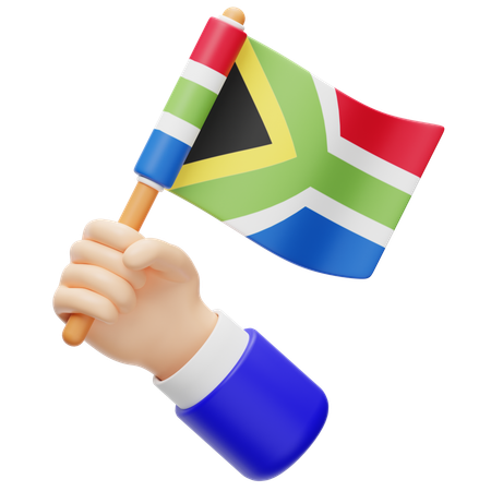 South Africa Flag  3D Icon