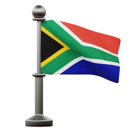 South Africa Flag  3D Icon