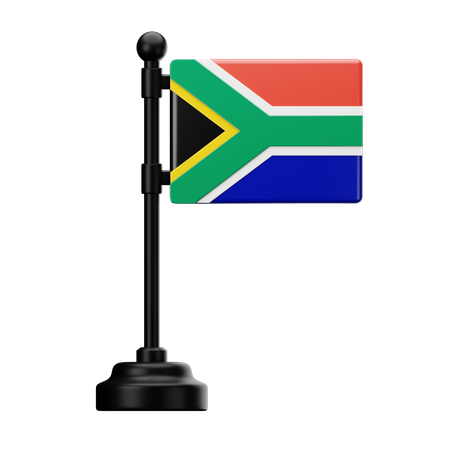 South Africa Flag 3D Icon