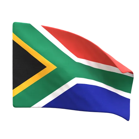 South Africa Flag  3D Icon