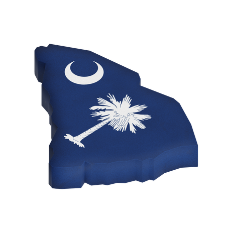 Südcarolina  3D Icon