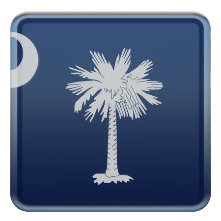 South Carolina Flag  3D Flag